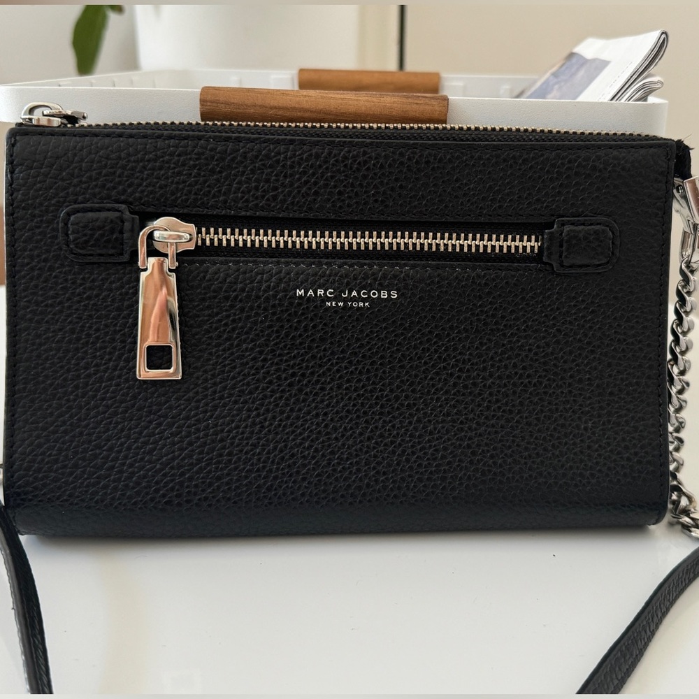 Marc Jacobs Leather ChainLink silver Strap